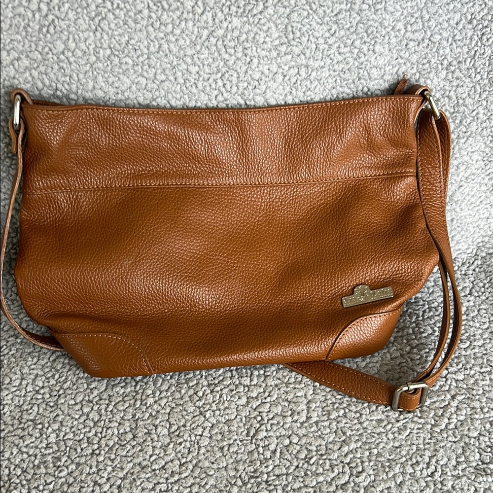 Brown Leather Shoulder Bag